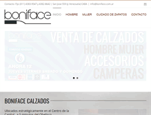 Tablet Screenshot of boniface.com.ar